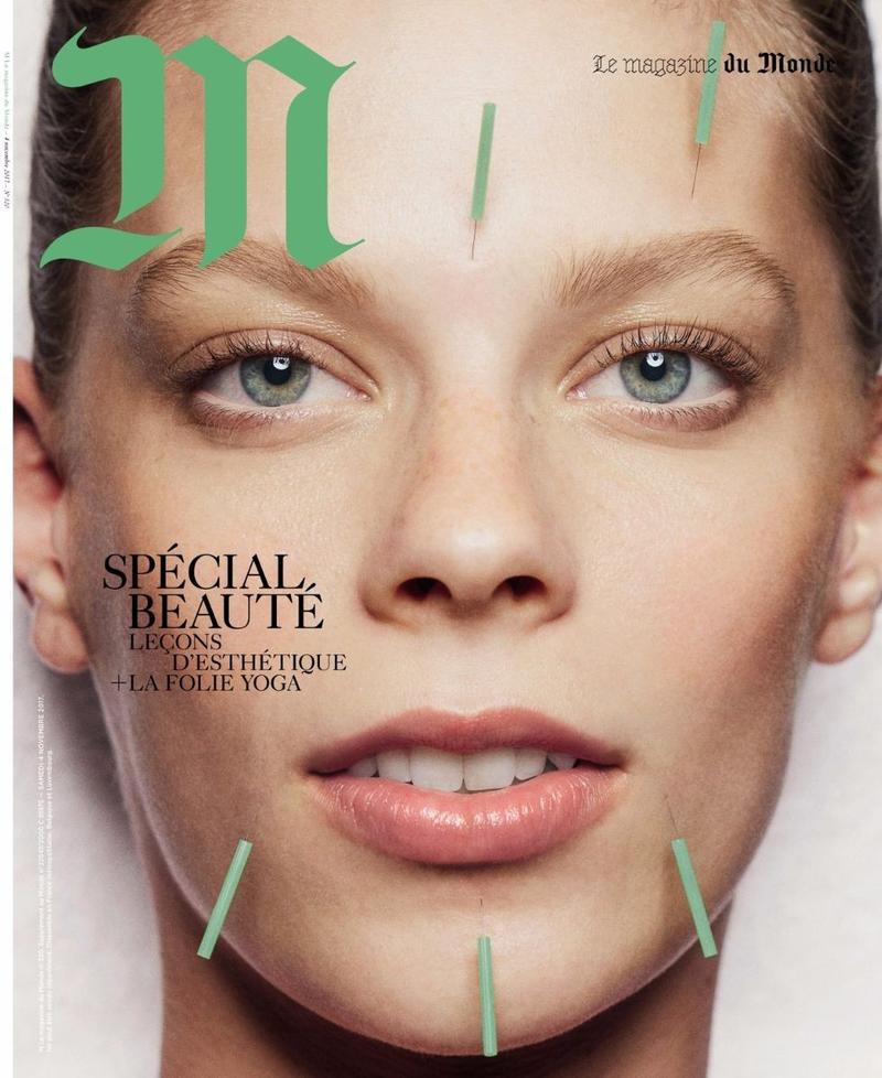 Lexi Boling Covers Le Monde M Magazine Digital Beauty Special November 2017
