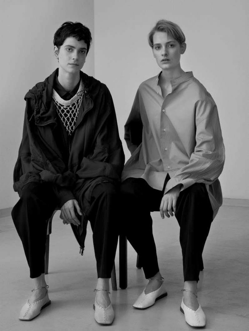 Jil Sander Special: Amandine Renard & Sunniva Vaatevik Wahl by Stefan Heinrichs for Vogue Germany January 2018