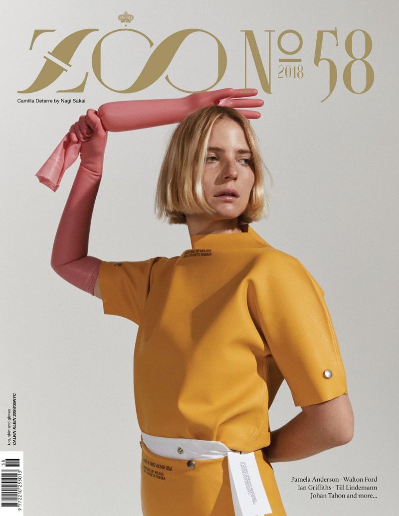 Camilla Deterre Covers Zoo Magazine Spring 2018