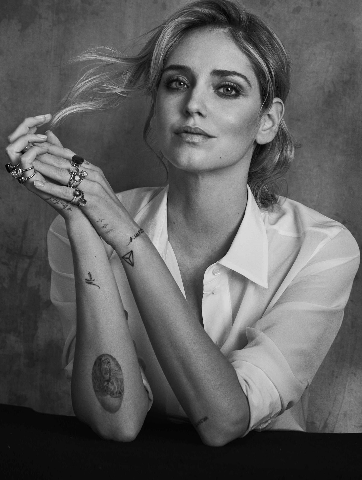 Chiara Ferragni by Peter Lindbergh for Pomellato 2018 Ad Campaign
