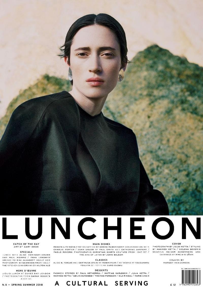 Helena Severin Covers Luncheon Magazine Spring-Summer 2018