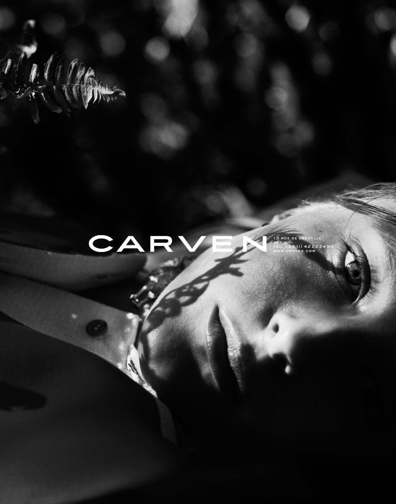 Olympia Campbell by Jack Davison for Carven Spring-Summer 2018 Ad Campaign