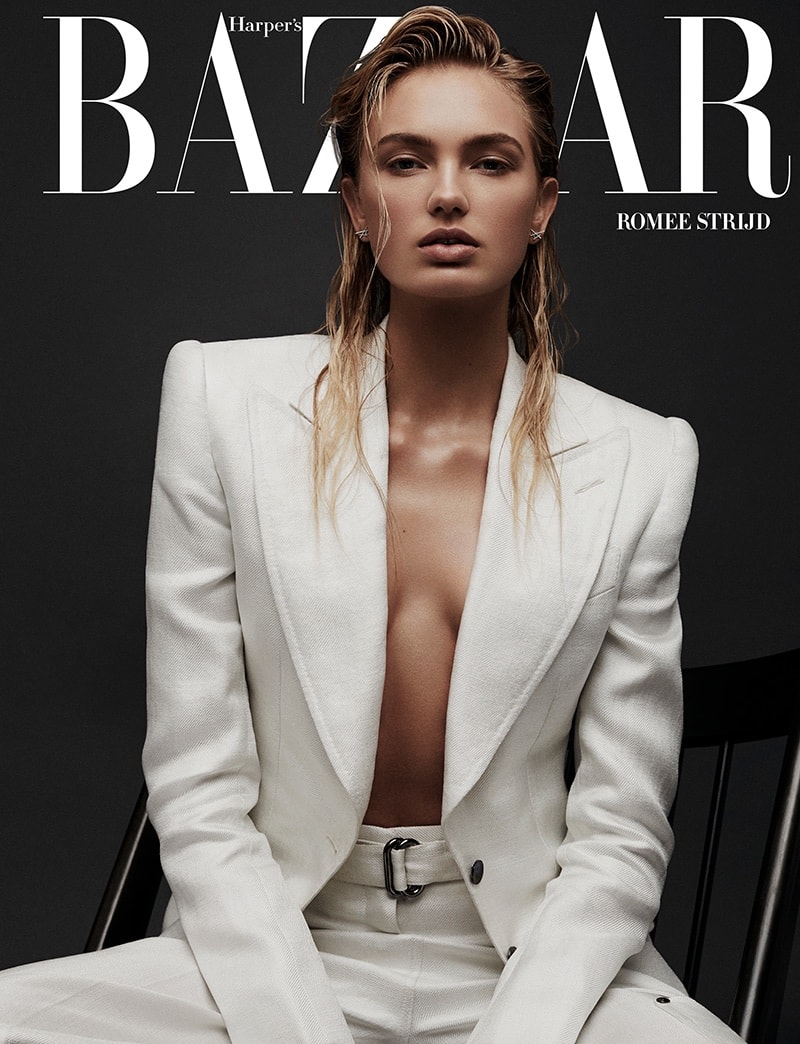 Romee Strijd Covers Harper's Bazaar Greece March 2018