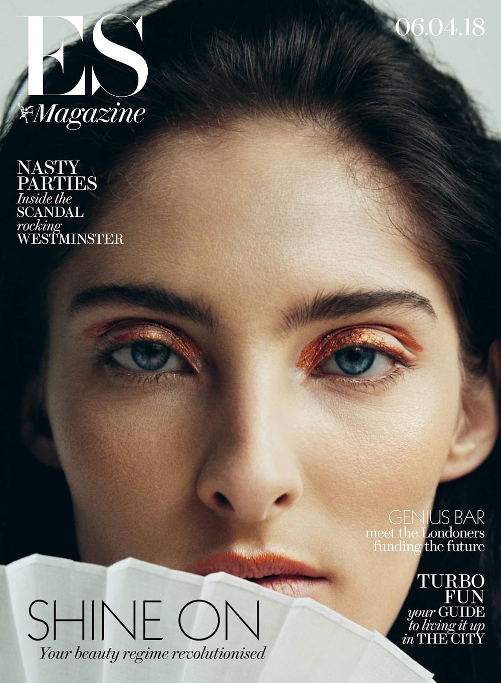 Annie Tice Covers Evening Standard Magazine April 2018 - Time To Shine Issue