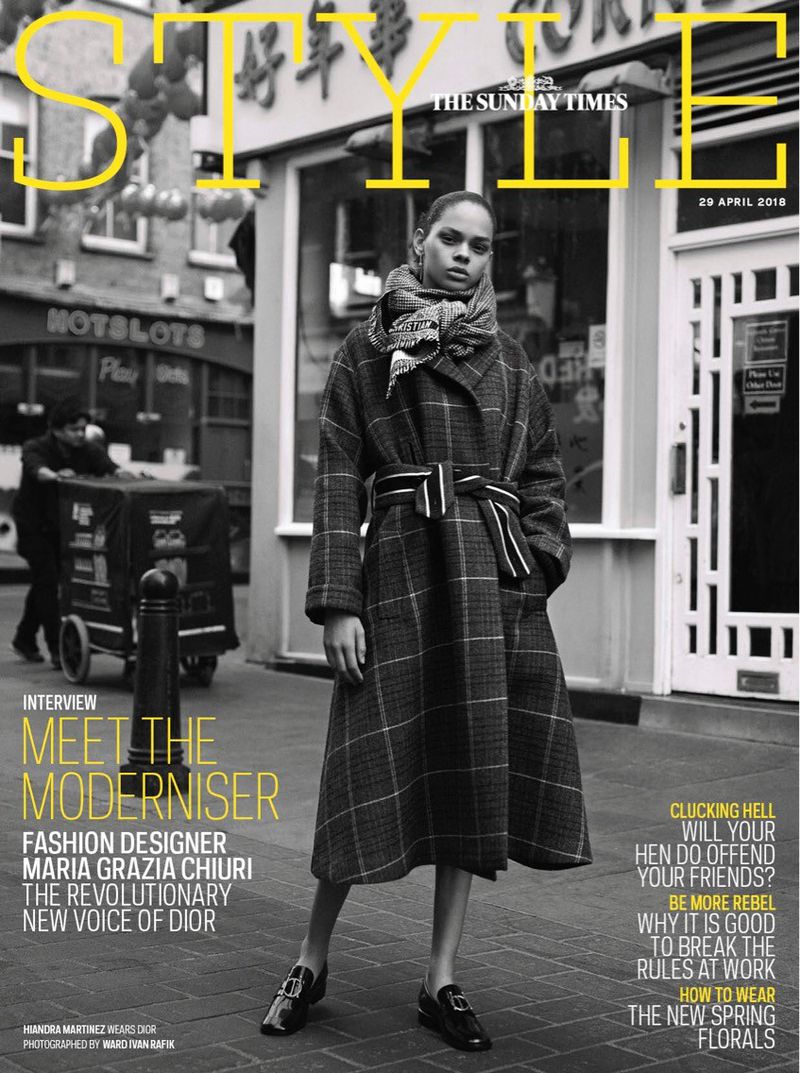 Hiandra Martinez Covers The Sunday Times Style Magazine UK April 2018 - Dior