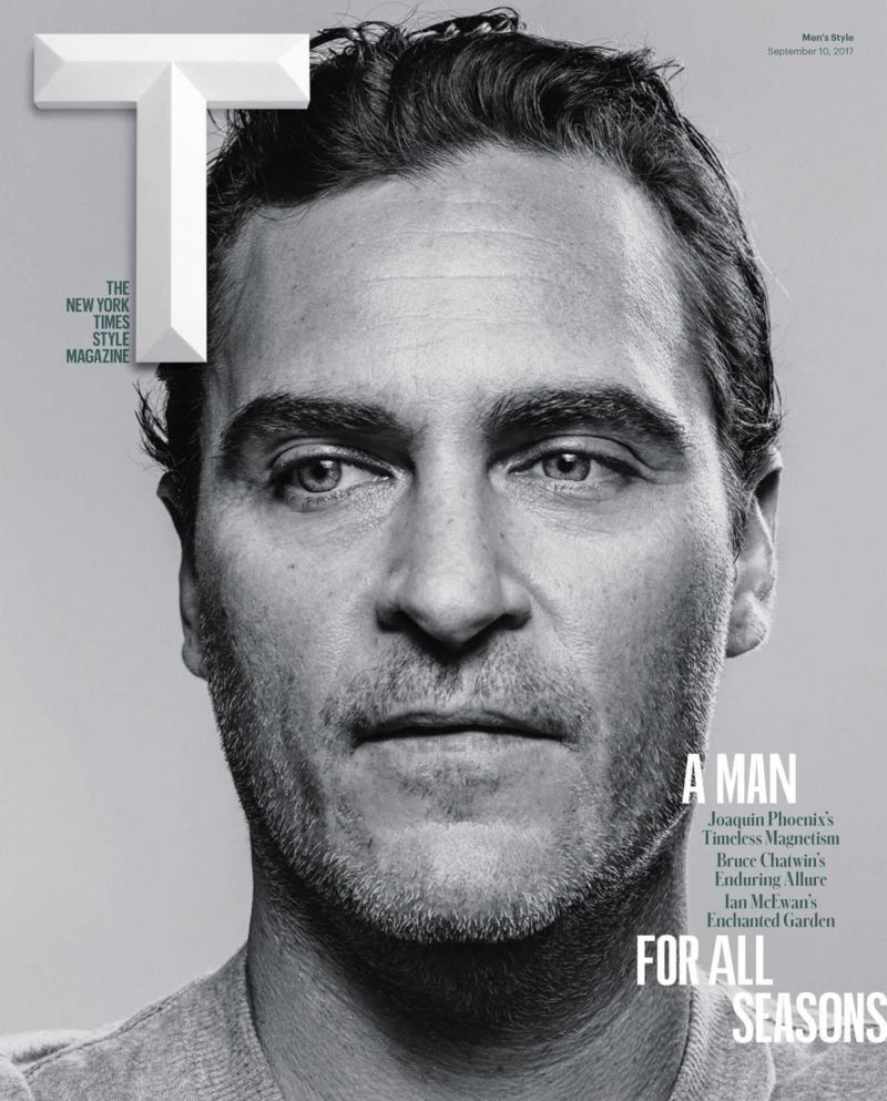 Joaquin Phoenix by Craig McDean for The New York Times Style Magazine September 2017
