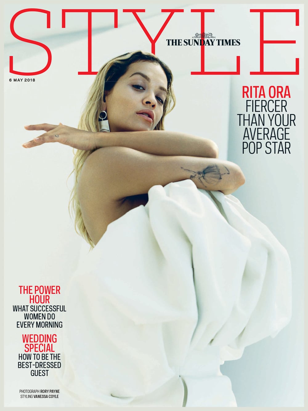 Rita Ora Covers The Sunday Times Style Magazine May 2018