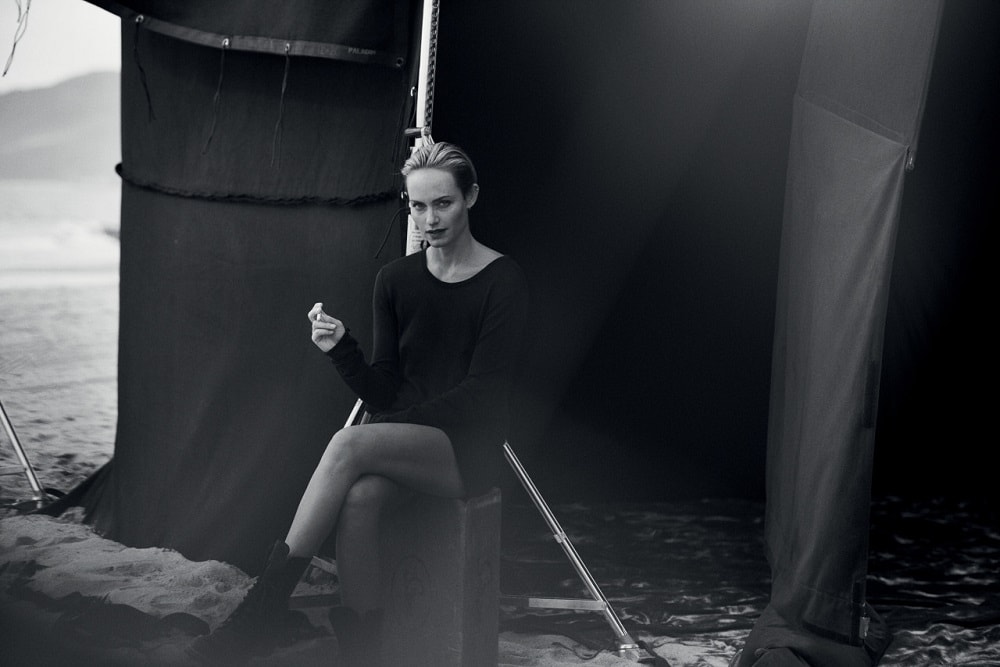 Amber Valletta by Peter Lindbergh for Zeit Magazine February 2015