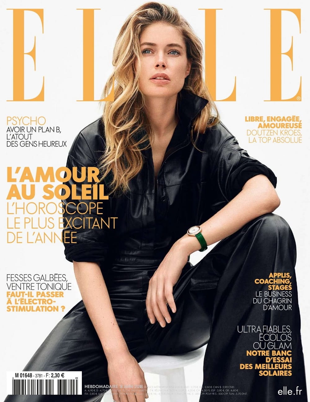 Doutzen Kroes Covers Elle France June 2018