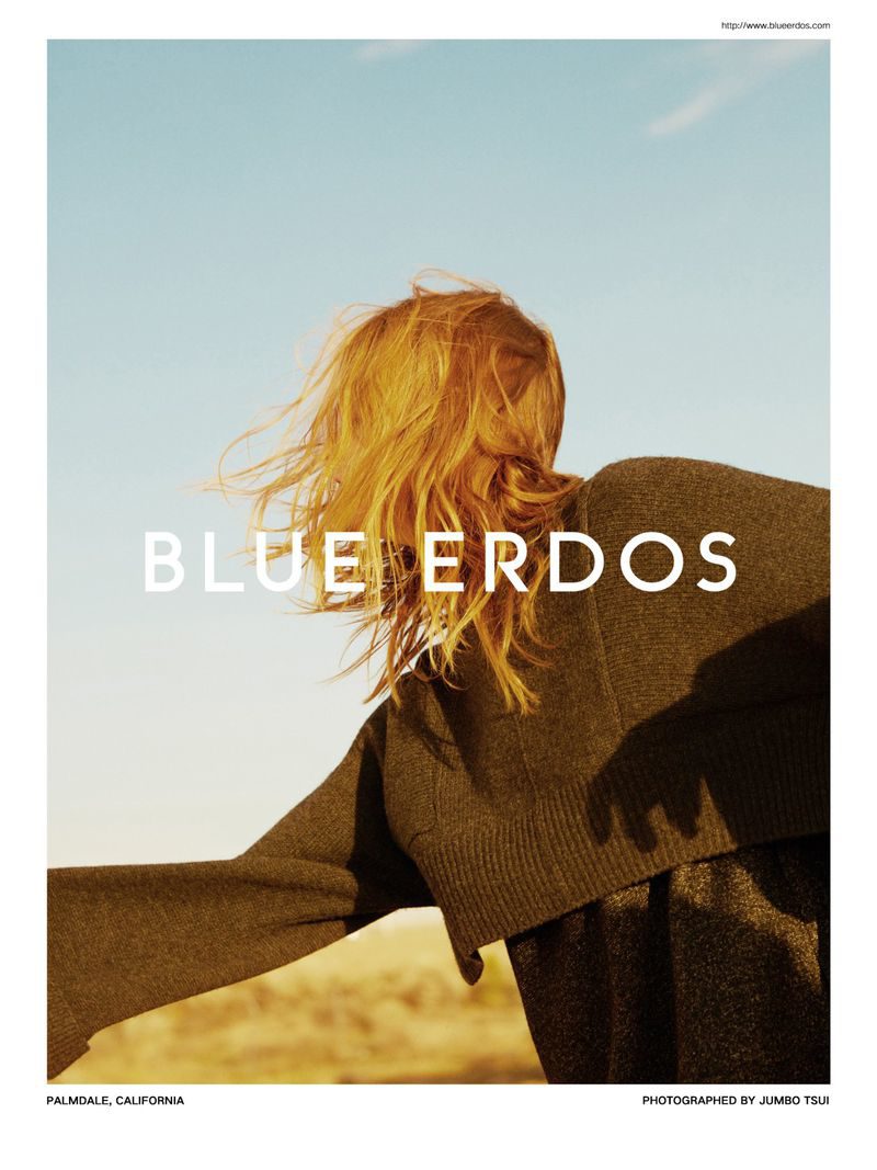 Hanne Gaby Odiele & Luca Lemaire by Jumbo Tsui for Blue Erdos Fall-Winter 2018 Ad Campaign