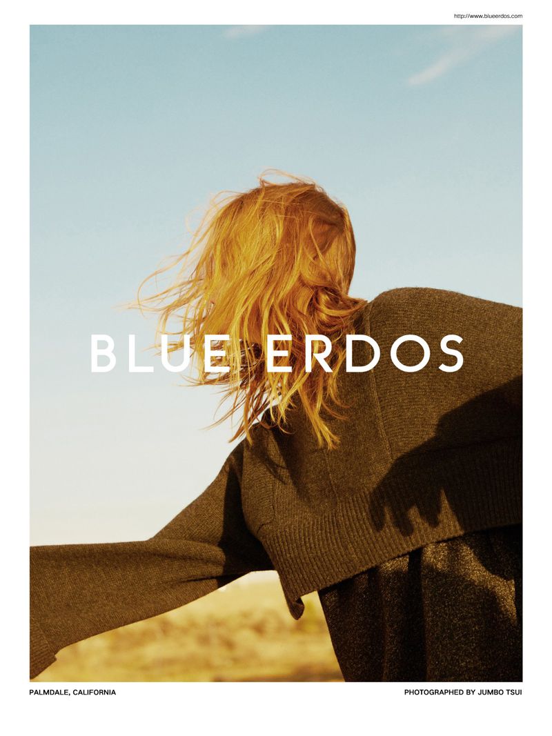 Hanne Gaby Odiele by Jumbo Tsui for Blue Erdos Fall-Winter 2018 Ad Campaign