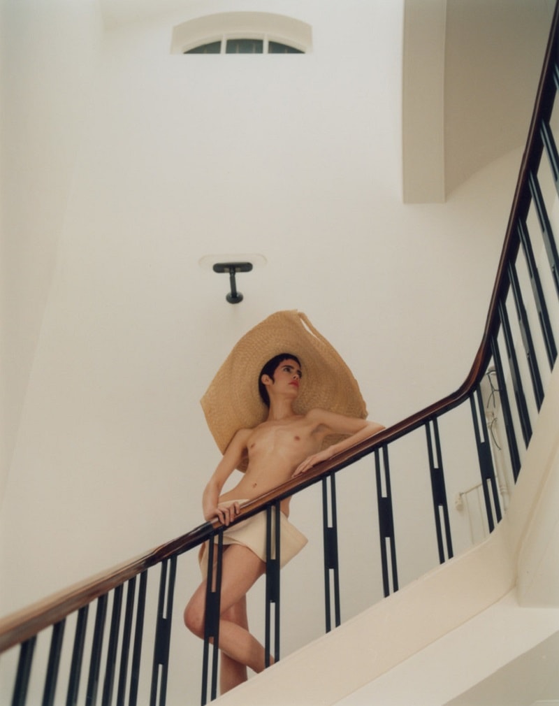 Taja Feistner in Jacquemus by Alexander Saladrigas & Julie Pelipas for Vogue Ukraine June 2018