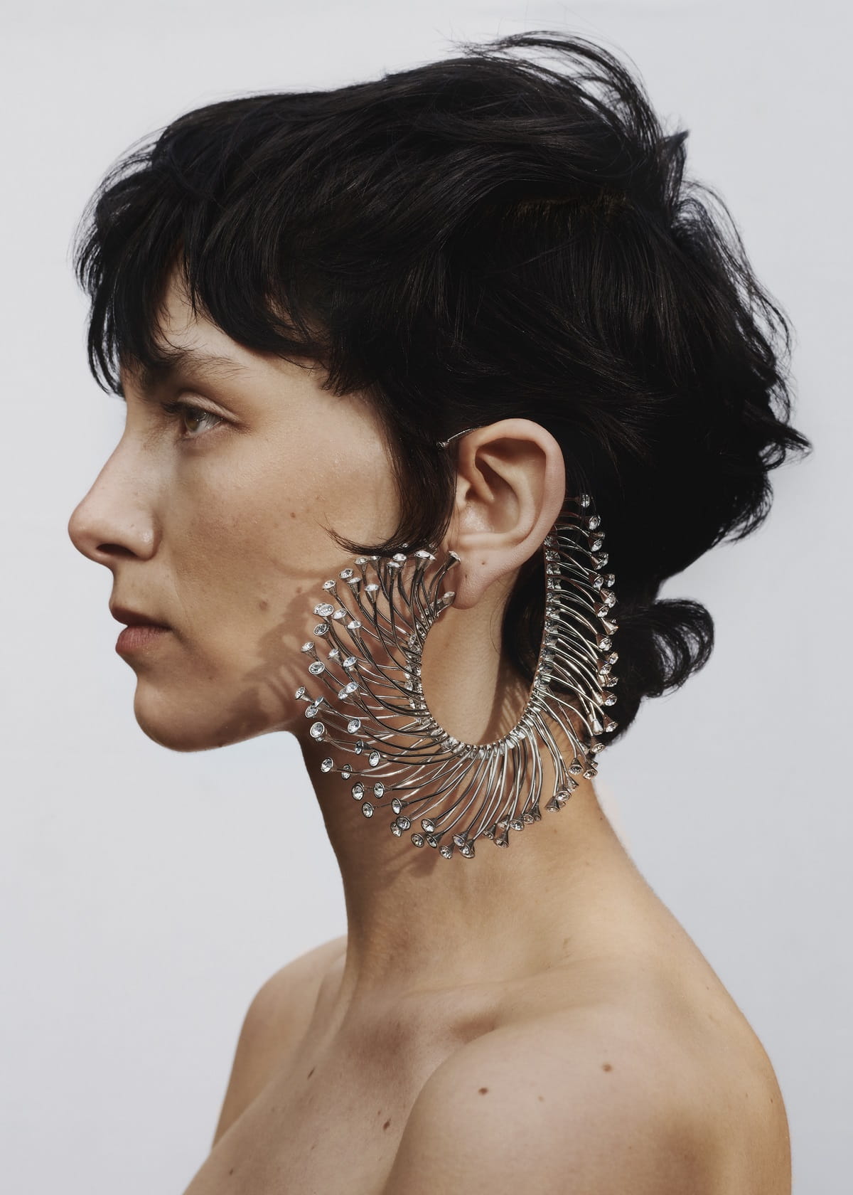 Vera Massias by Arnaud Lajeunie for Mugler Fall 2018 Jewelry - Casey Cadwallader