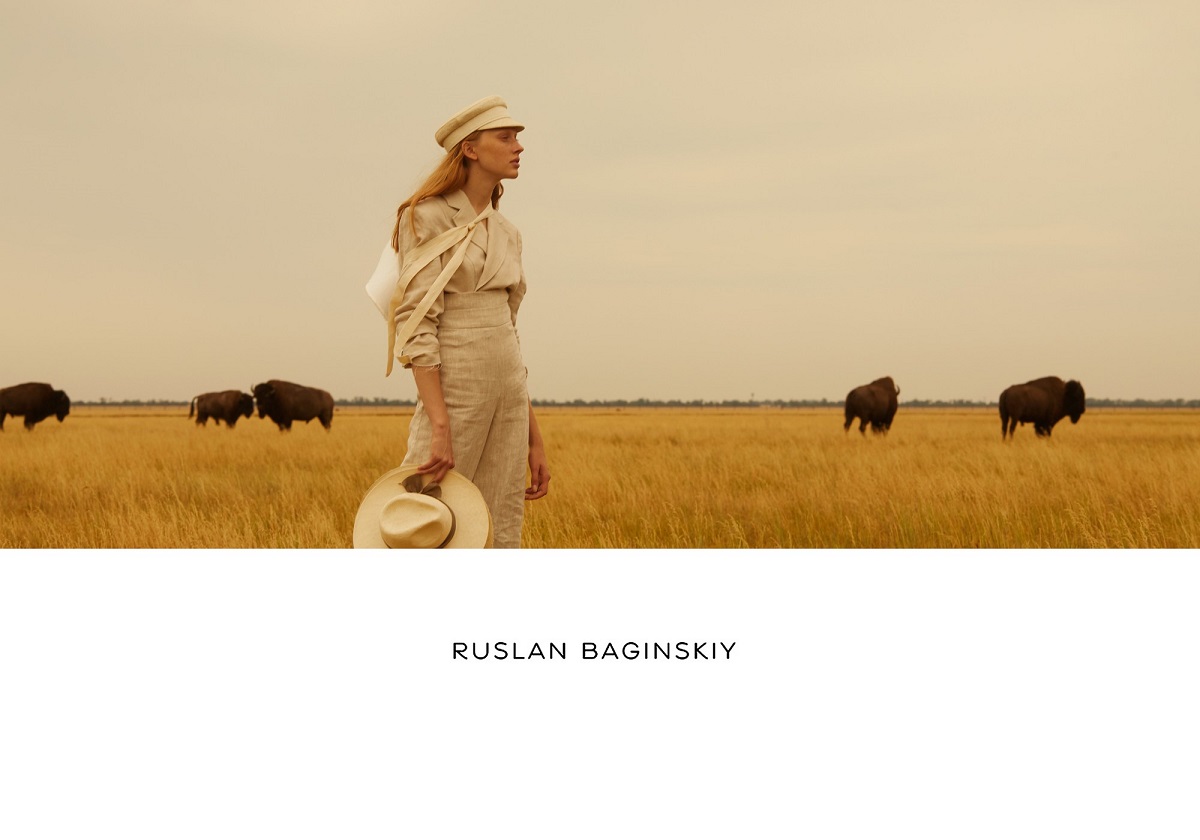 Shop Ruslan Baginskiy Collection / Model: Maryna Polkanova. Stylist: Eugenie Skvarska. Makeup Artist: Olga Ostapchuk