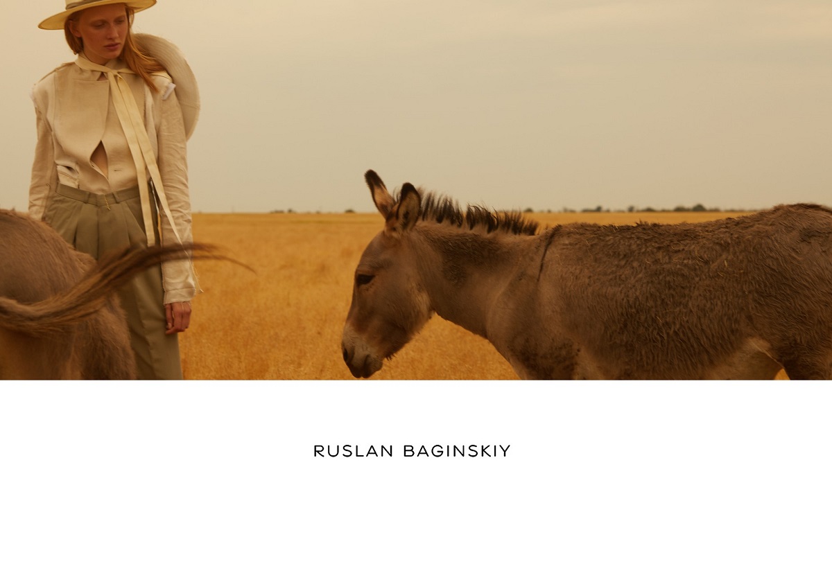 Shop Ruslan Baginskiy Collection / Model: Maryna Polkanova. Stylist: Eugenie Skvarska. Makeup Artist: Olga Ostapchuk