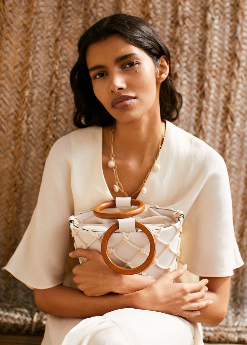 Shop Mango Bags Collection / Model: Pooja Mor. Photographer: Josefina Andres