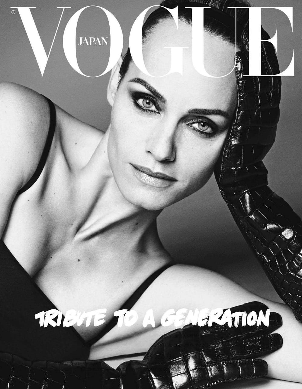 Amber Valletta Covers Vogue Japan August 2018