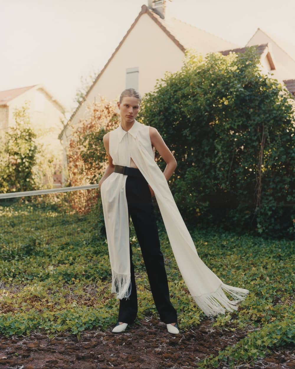 Adela Stenberg in Givenchy by Benjamin Vnuk for Muse Magazine
