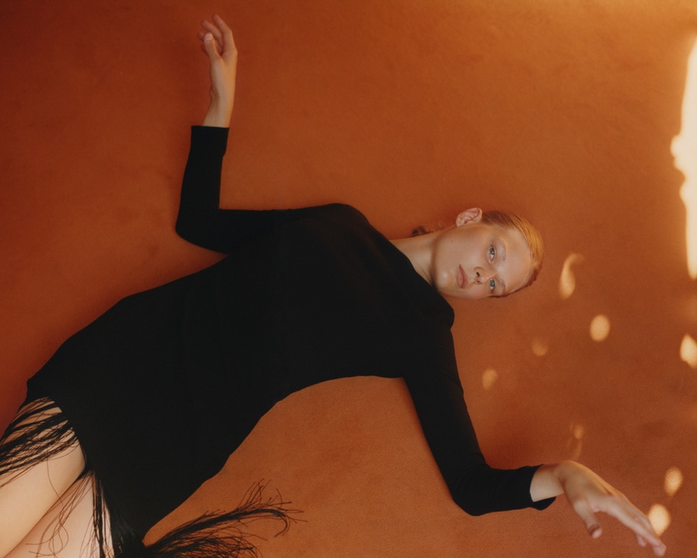 Adela Stenberg in Givenchy by Benjamin Vnuk for Muse Magazine