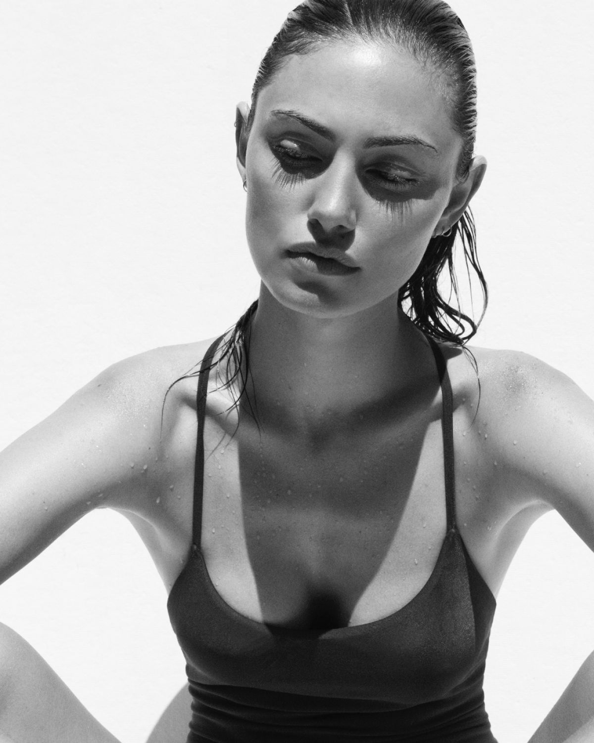 Phoebe Tonkin by Alexandra Nataf & Ilona Hamer, wearing Matteau Swim