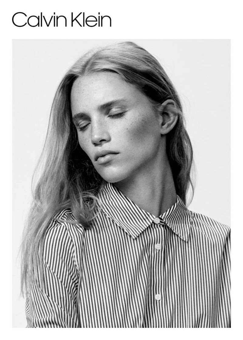 Rebecca Leigh Longendyke by Christian MacDonald for Calvin Klein Essentials Fall-Winter 2018 Ad Campaign FARFETCH Shop