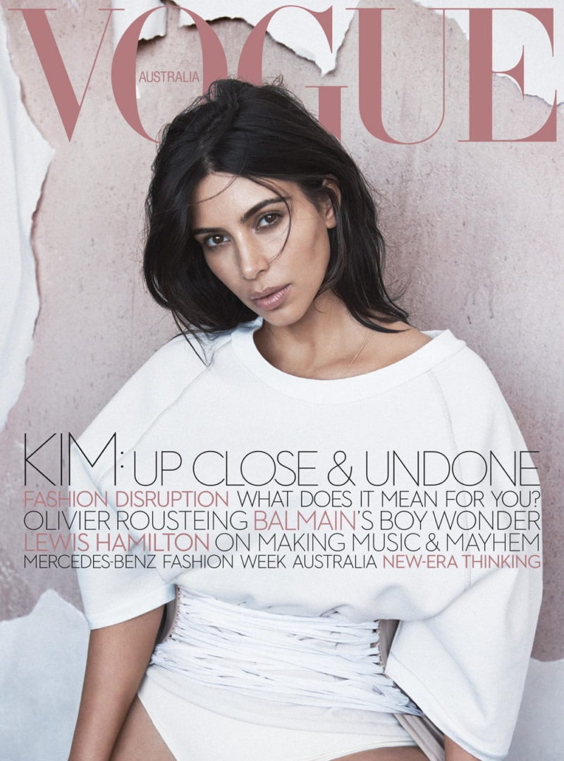 Kim Kardashian Covers Vogue Australia June 2016