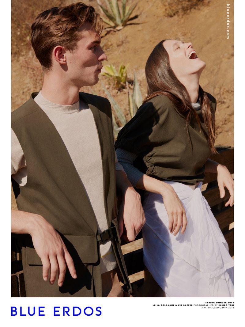 Leila Goldkuhl x Kit Butler by Jumbo Tsui for Blue Erdos Spring-Summer 2019 Ad Campaign
