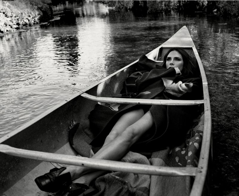 Victoria Beckham & David Beckham by Mikael Jansson for British