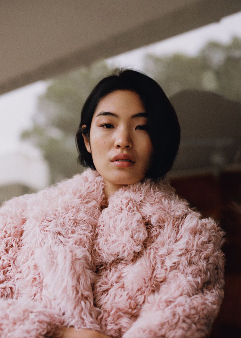 Chiharu Okunugi by Elisa Carnicer for Mango Winter 2018