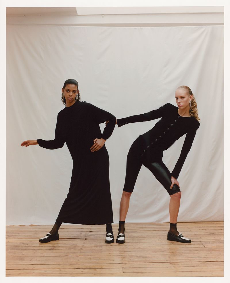 Alyssa Traore & Jessie Bloemendaal by Marcin Kempski for Vogue Portugal February 2019