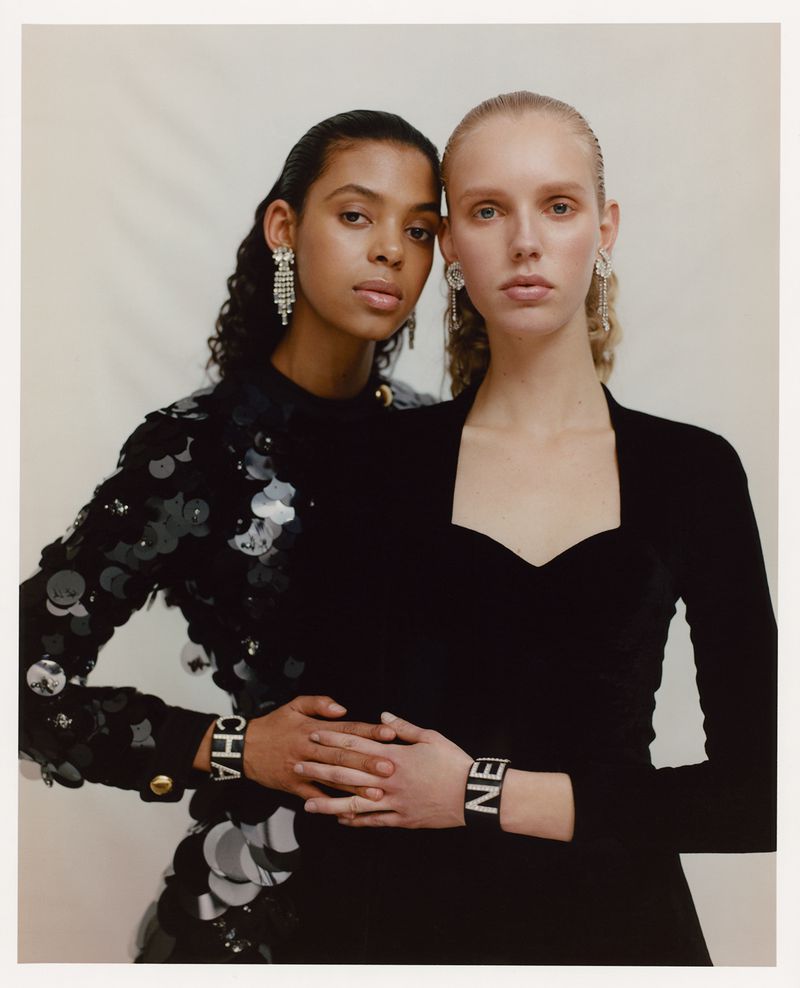 Alyssa Traore & Jessie Bloemendaal by Marcin Kempski for Vogue Portugal February 2019