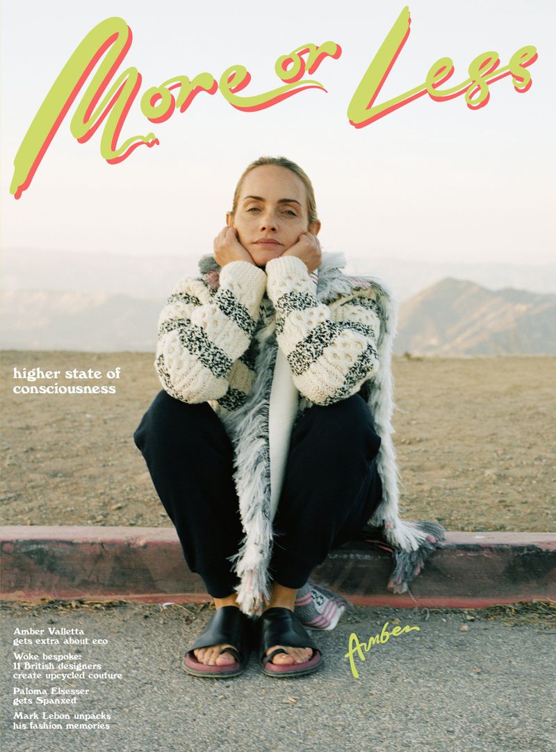 Amber Valletta Covers More or Less Magazine Spring-Summer 2019