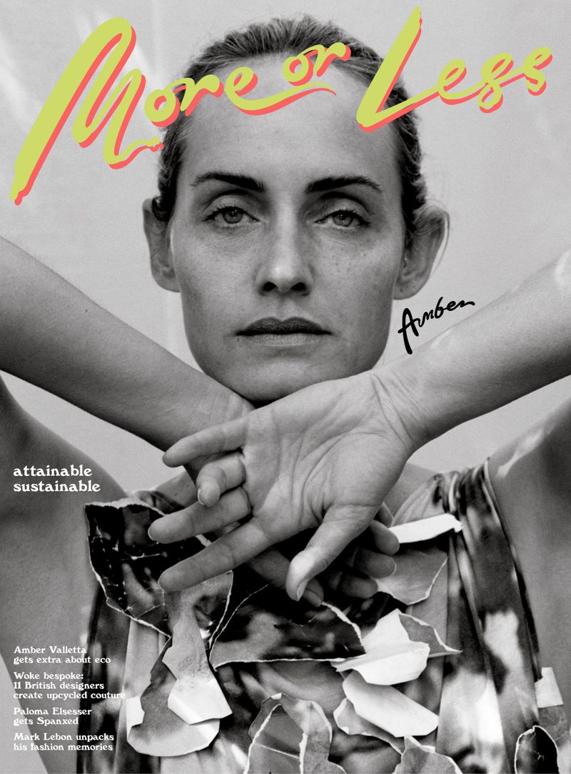 Amber Valletta Covers More or Less Magazine Spring-Summer 2019