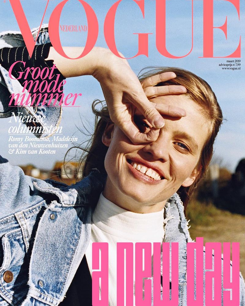 Lara Stone Covers Vogue Netherlands March 2019
