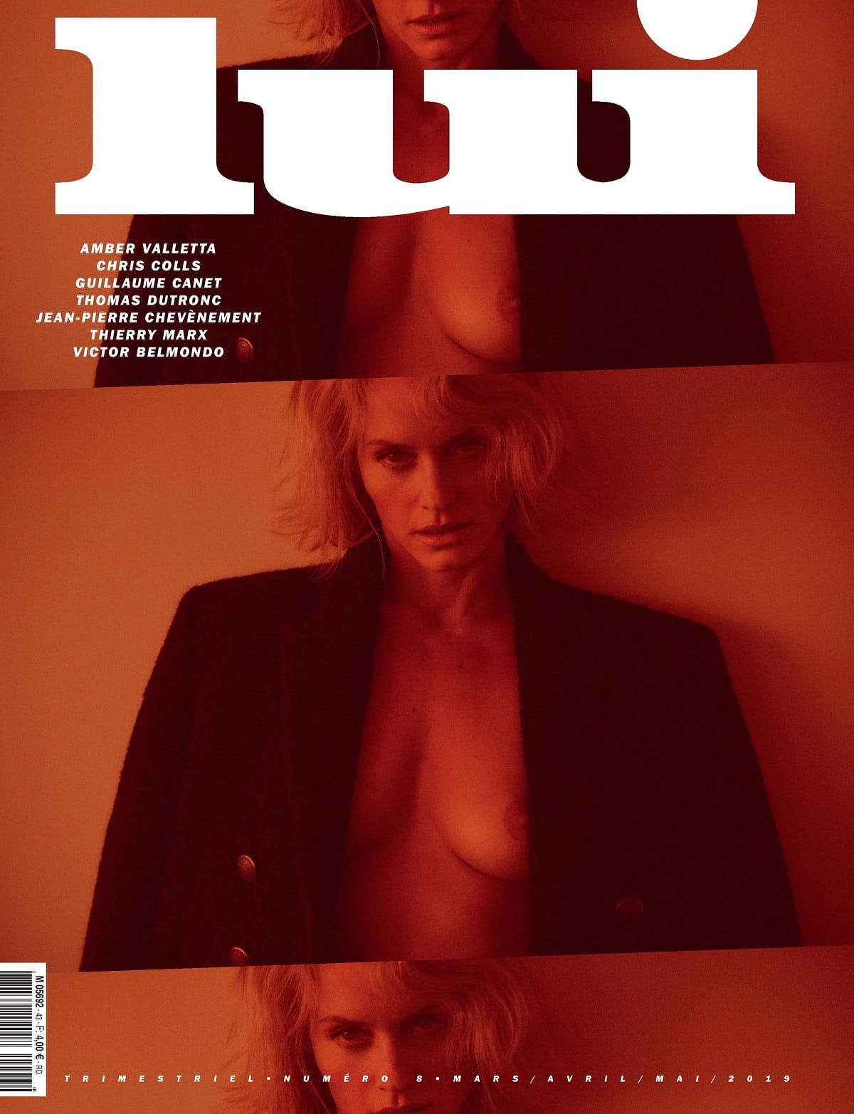 Amber Valletta Covers Lui Magazine France Spring 2019