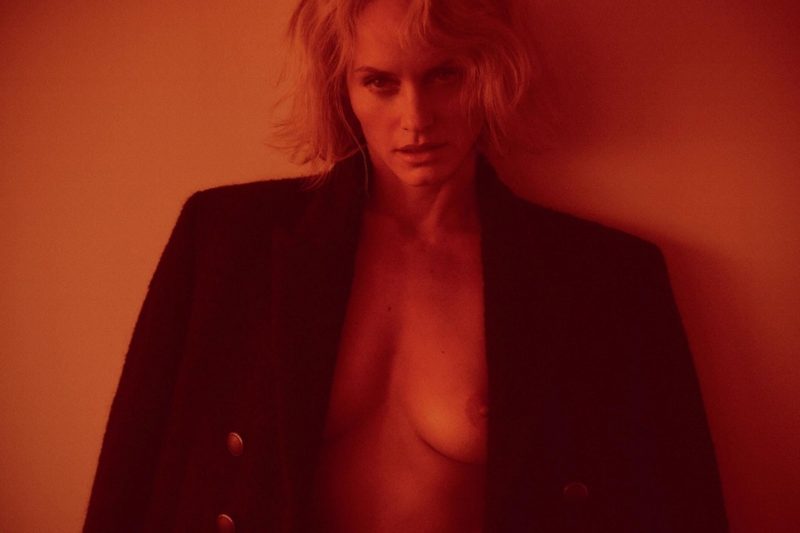 Amber Valletta in Saint Laurent by Chris Colls for Lui Magazine France Spring 2019