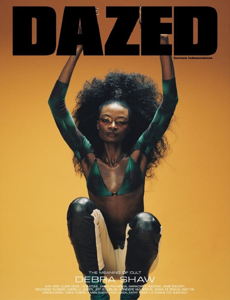 Debra Shaw by Campbell Addy for Dazed Magazine Spring-Summer 2019 Cover, styled by Emma Wyman