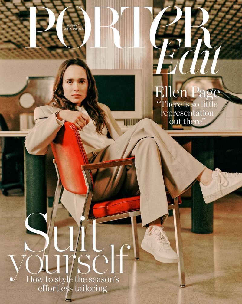Ellen Page Covers Porter Edit Magazine February 2019