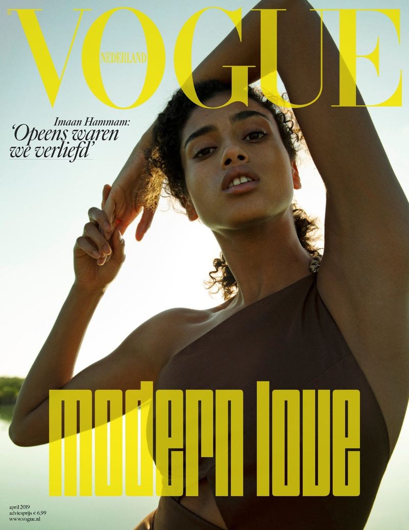 Imaan Hammam Covers Vogue Netherlands April 2019