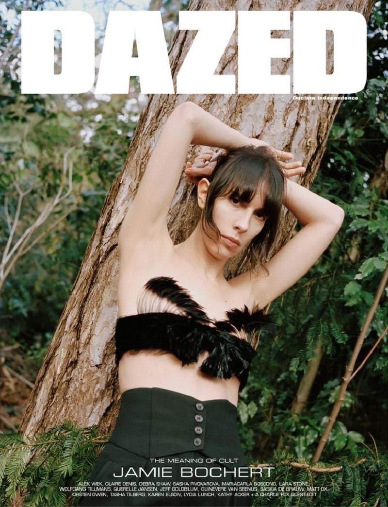 Jamie Bochert by Letty Schmiterlow for Dazed Magazine Spring-Summer 2019 Cover, styled by Ellie Grace Cumming