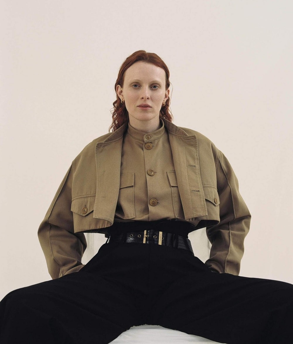 Karen Elson by Campbell Addy for WSJ Magazine May 2019 - 14 Modern Looks in Khaki