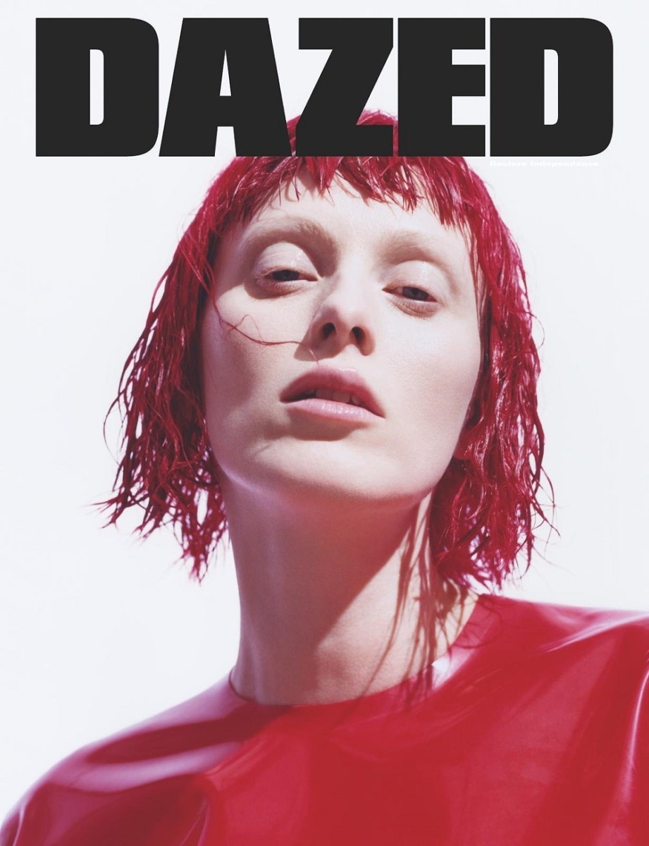 Karen Elson by Lea Colombo for Dazed Magazine Spring-Summer 2019 Cover, styled Jacob K