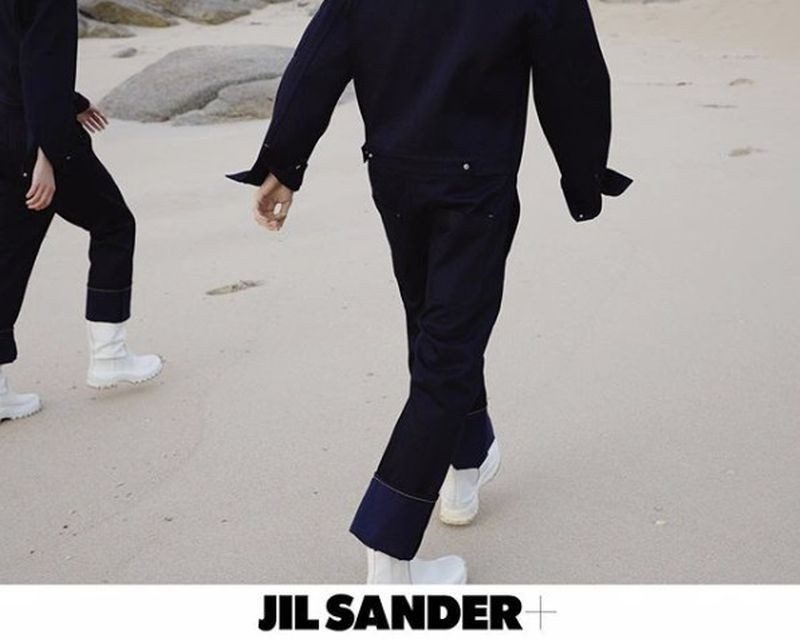 Sara Blomqvist & Mark Gallagher by Thomas Lohr for Jil Sander+ Spring-Summer 2019 Ad Campaign