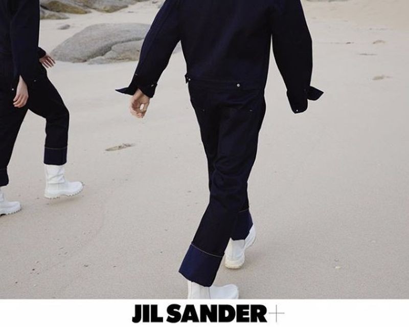 Sara Blomqvist & Mark Gallagher by Thomas Lohr for Jil Sander + Spring-Summer 2019 Ad Campaign