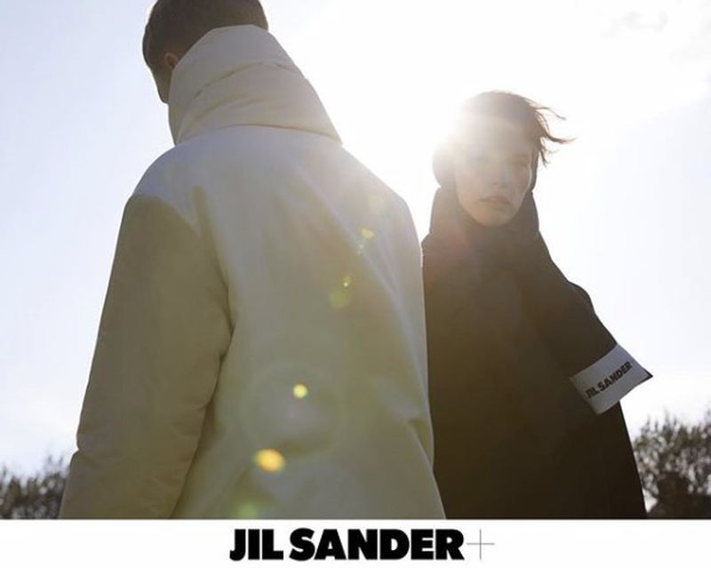 Sara Blomqvist & Mark Gallagher by Thomas Lohr for Jil Sander + Spring-Summer 2019 Ad Campaign