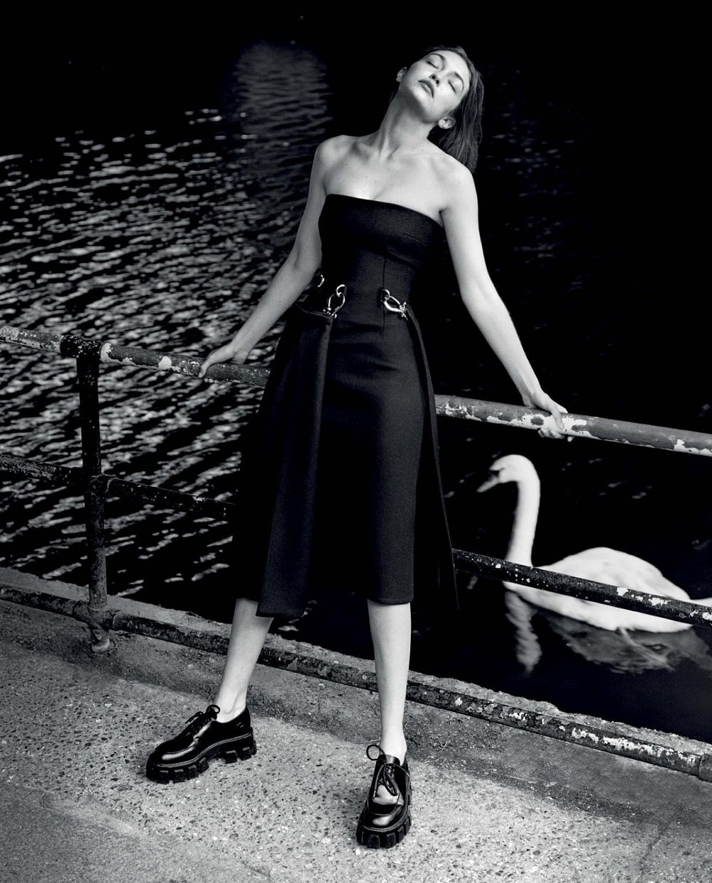 Gigi Hadid by Alasdair McLellan for Vogue Italia July 2019