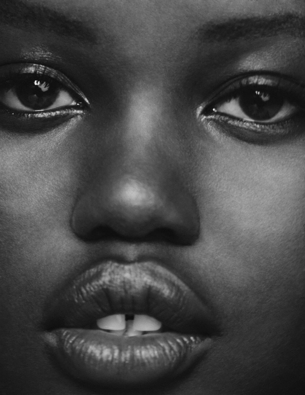 Adut Akech by Chris Colls for Vogue Germany September 2019 