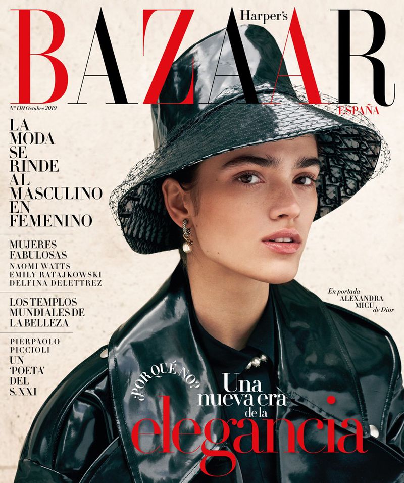 Alexandra Micu Covers Harper’s Bazaar Espana October 2019