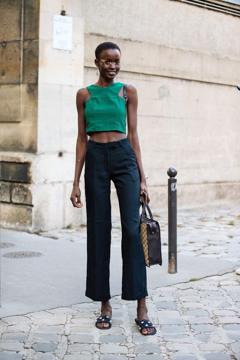 Awuoi Mach Guguei Paris Fashion Week Spring 2020 Street Style