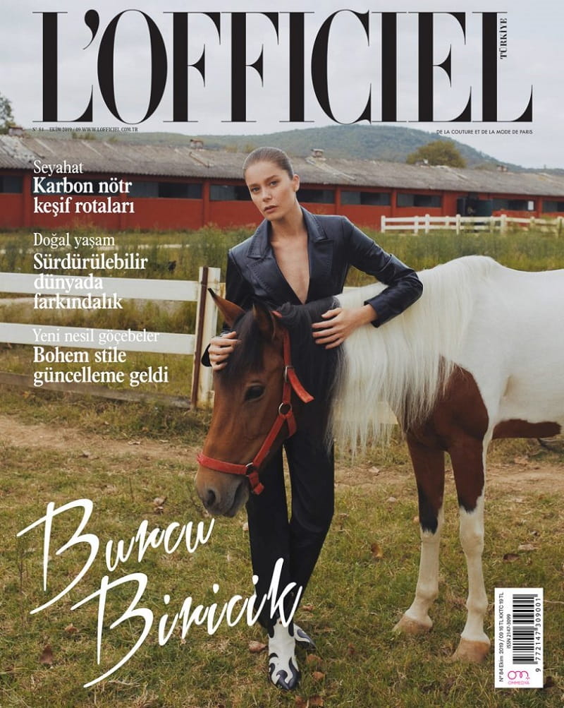 Burcu Biricik Covers L'Officiel Turkey October 2019